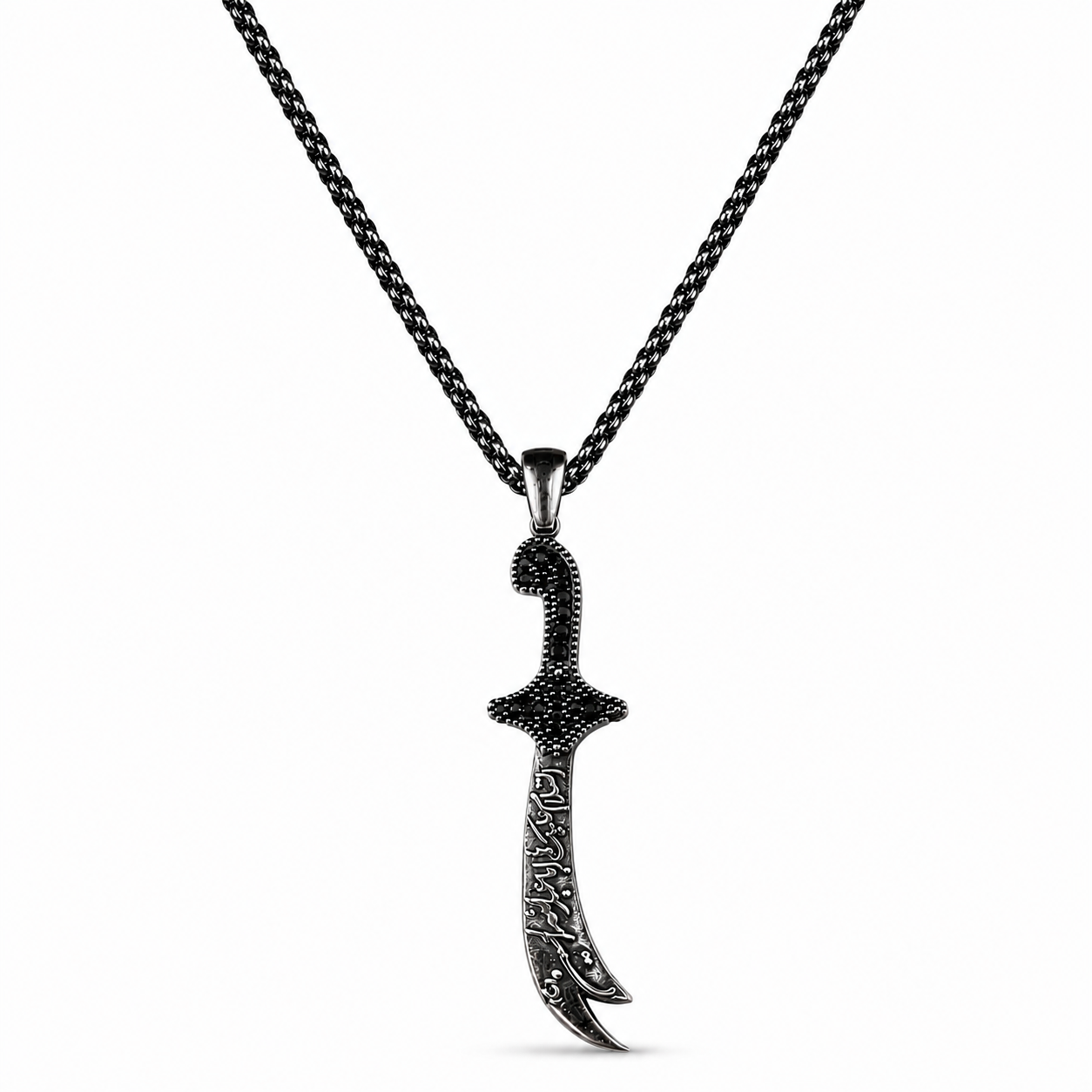 Black Zulfiqar Pendant