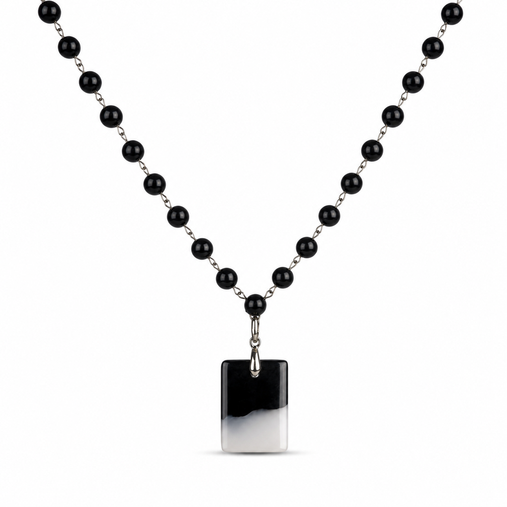 Onyx Bead Pendant