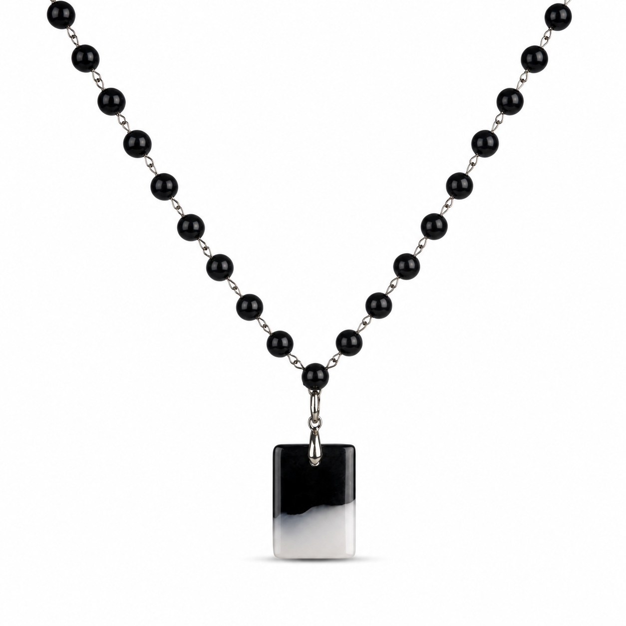 Onyx Bead Pendant