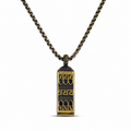 Greek Pattern Tag Pendant